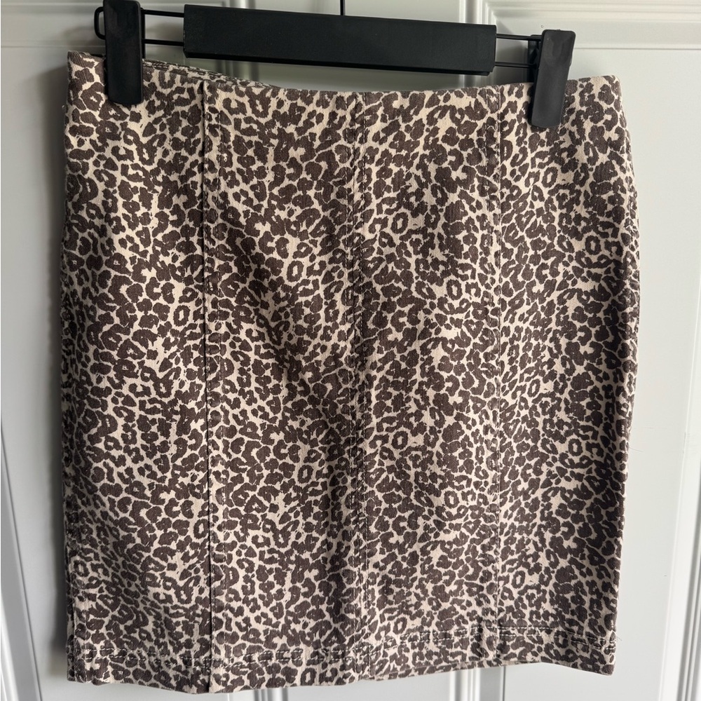 Free People Leopard Print Women's Skirt